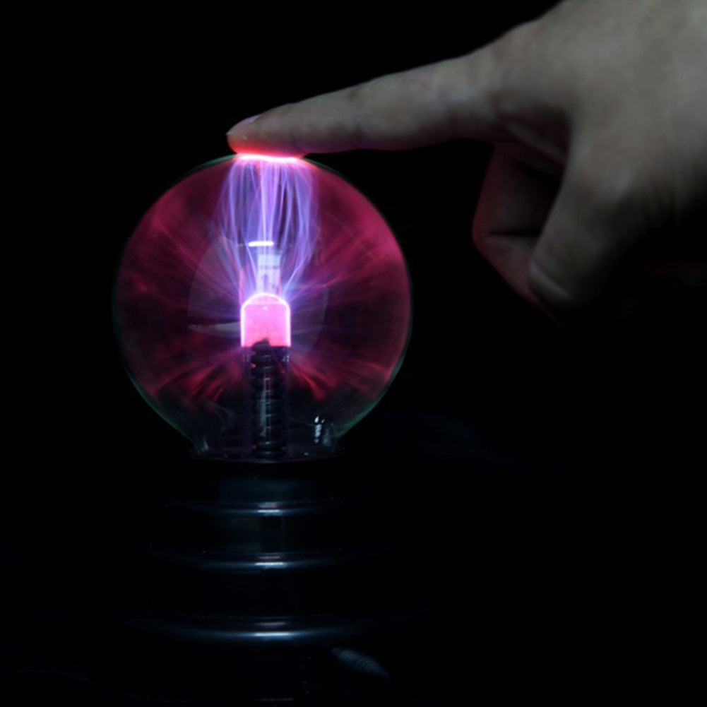 USB Plasma Ball Night Light, 3-Inch Touch Lamp by Smart Deals Picks