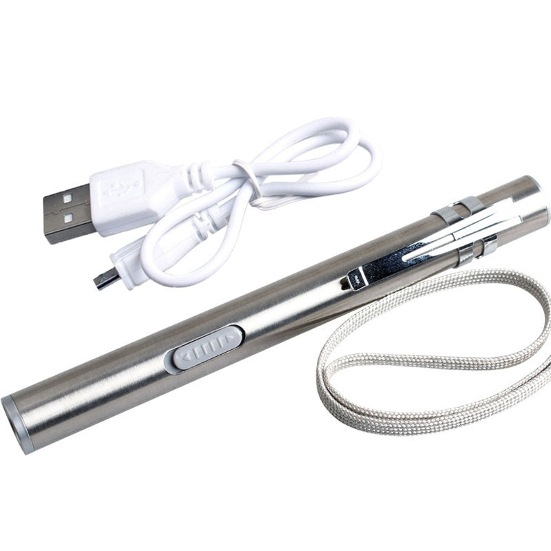 USB Rechargeable LED Penlight Torch, Aluminum Body by Smart Deals Picks