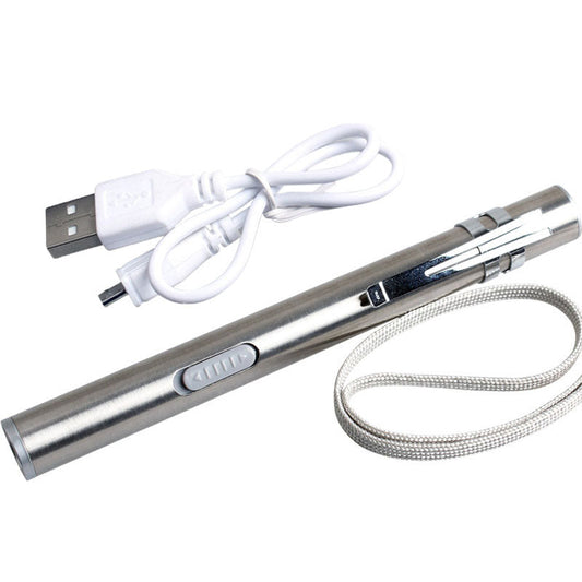 USB Rechargeable LED Penlight Torch, Aluminum Body by Smart Deals Picks