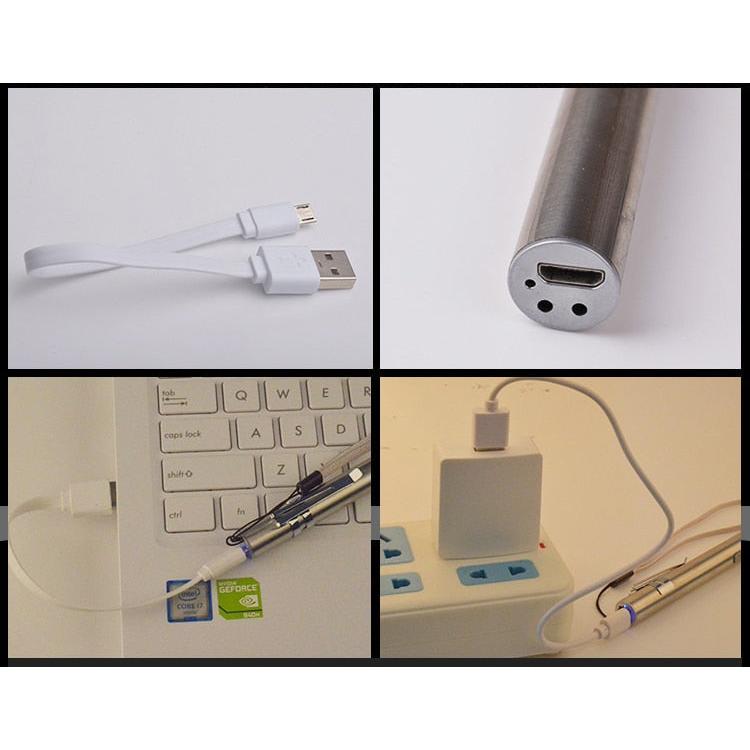 USB Rechargeable LED Penlight Torch, Aluminum Body by Smart Deals Picks