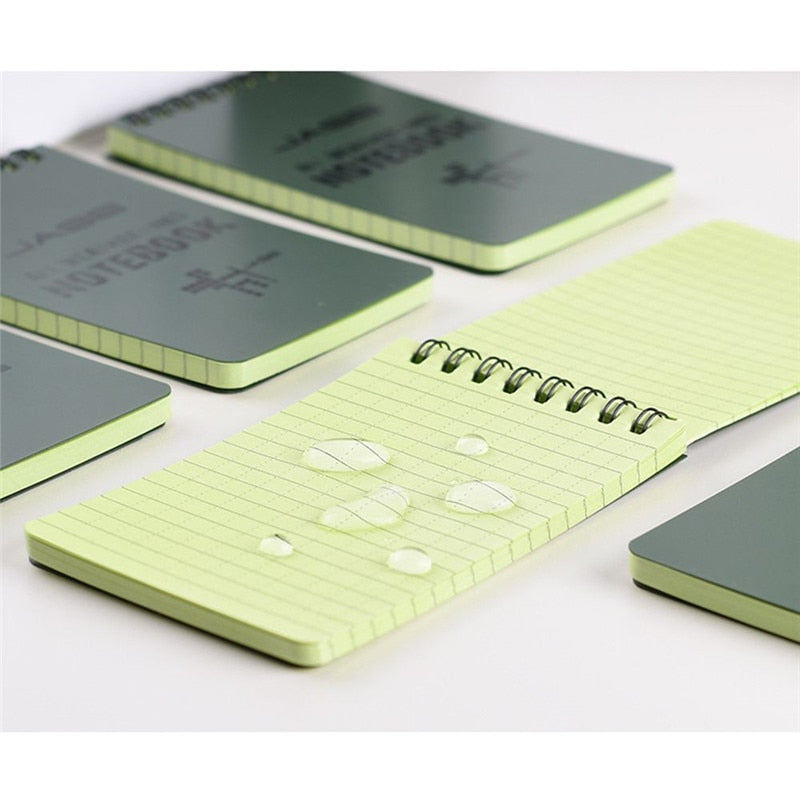 Waterproof Pocket Notebook 3x5 Inch Spiral Notepad by HitMyNeed