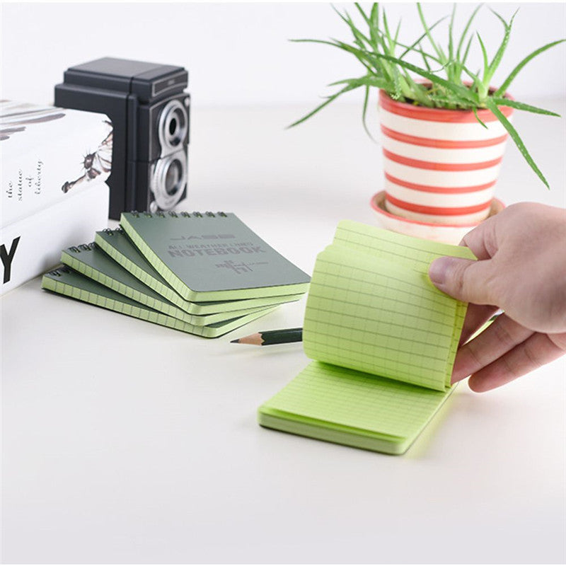 Waterproof Pocket Notebook 3x5 Inch Spiral Notepad by HitMyNeed