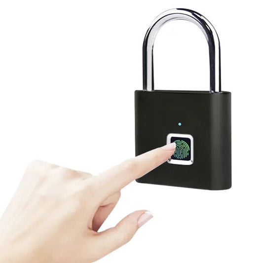 Waterproof Smart Fingerprint Padlock, Rechargeable by Smart Deals Picks