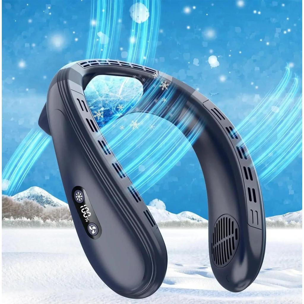 Wearable Neck Cooling Fan with Semiconductor Plates by Smart Deals Picks