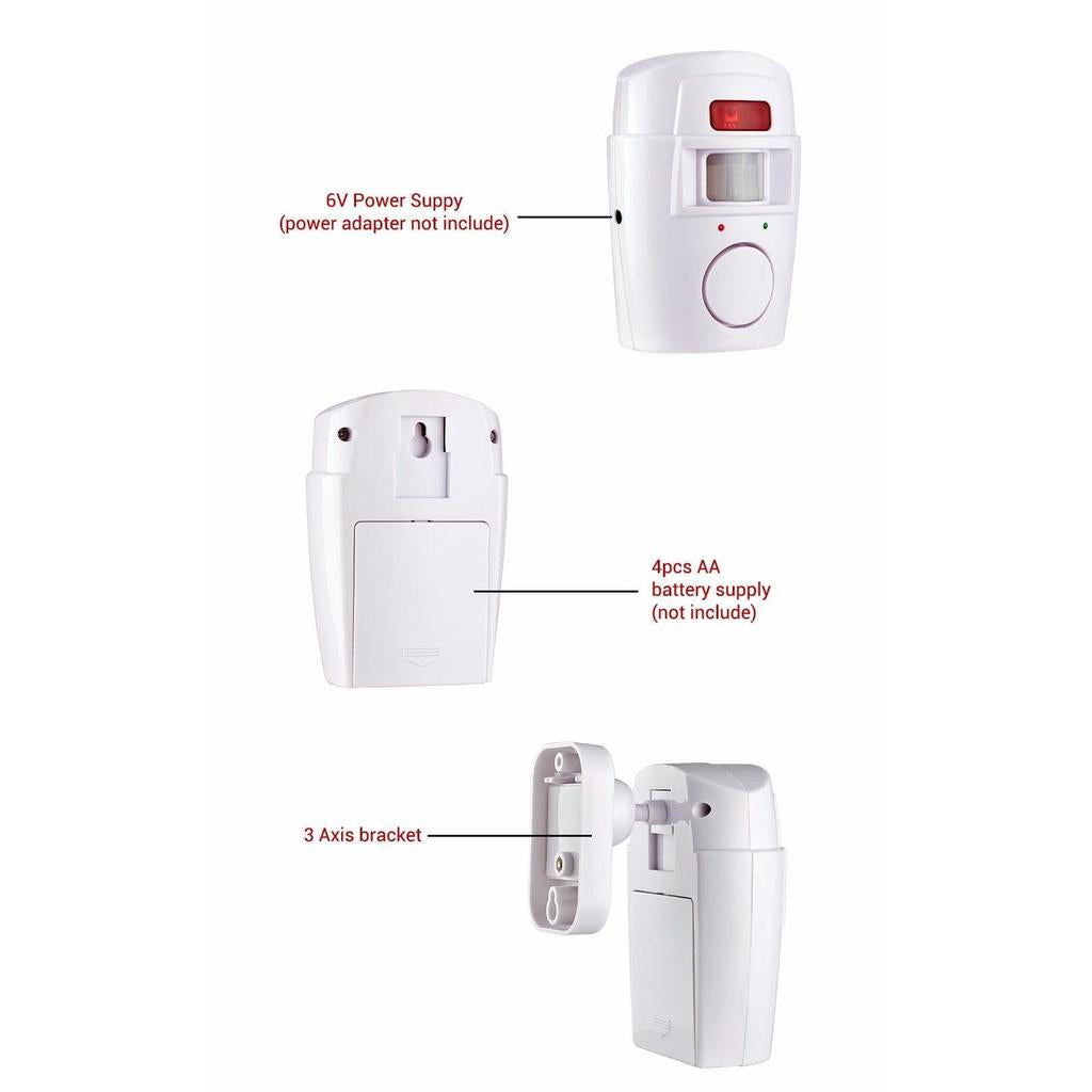 Wireless Motion Sensor Alarm with Remotes by Smart Deals Picks