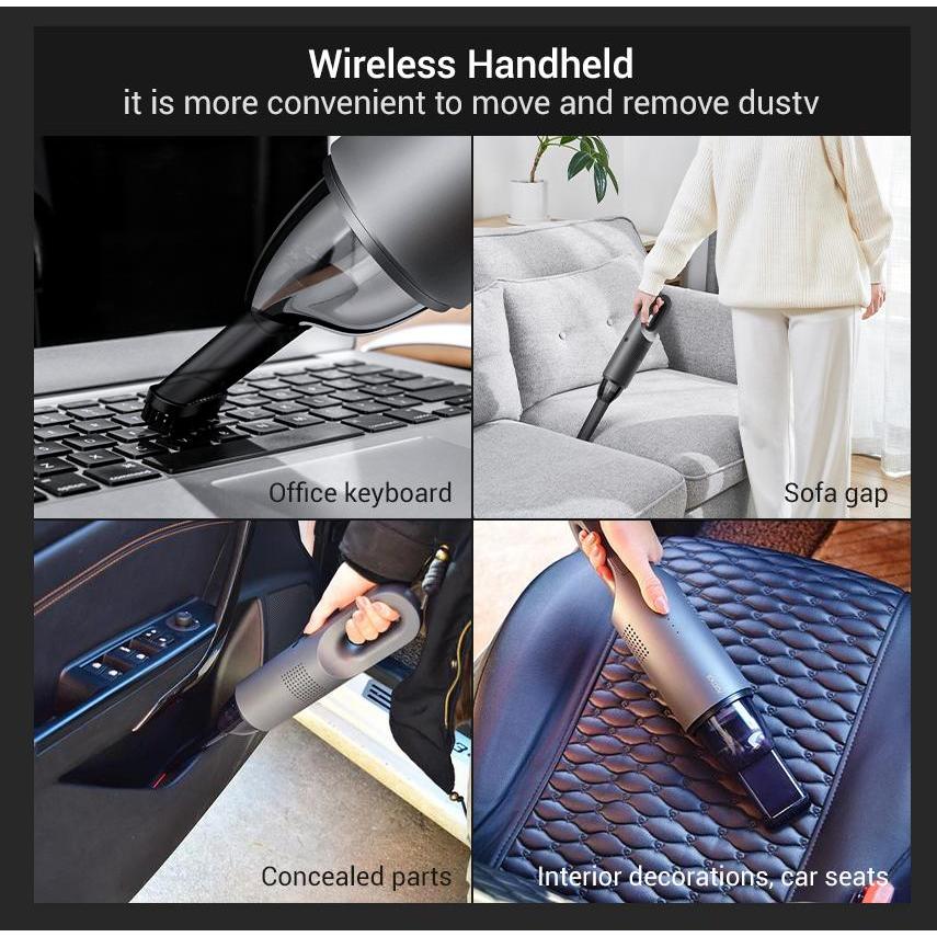 Wireless Portable Car Vacuum Cleaner, 80W by Smart Deals Picks