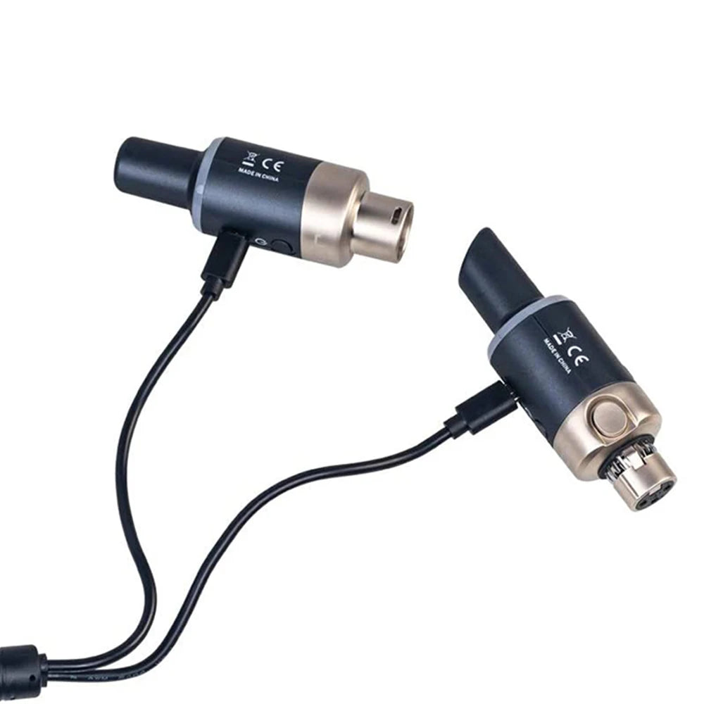 Wireless XLR Mic Transmitter and Receiver, 5.8GHz by Smart Deals Picks