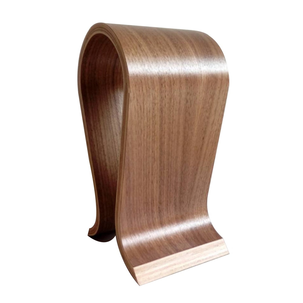 Wooden U-Shaped Headphone Stand with Anti-Slip Base by Smart Deals Picks
